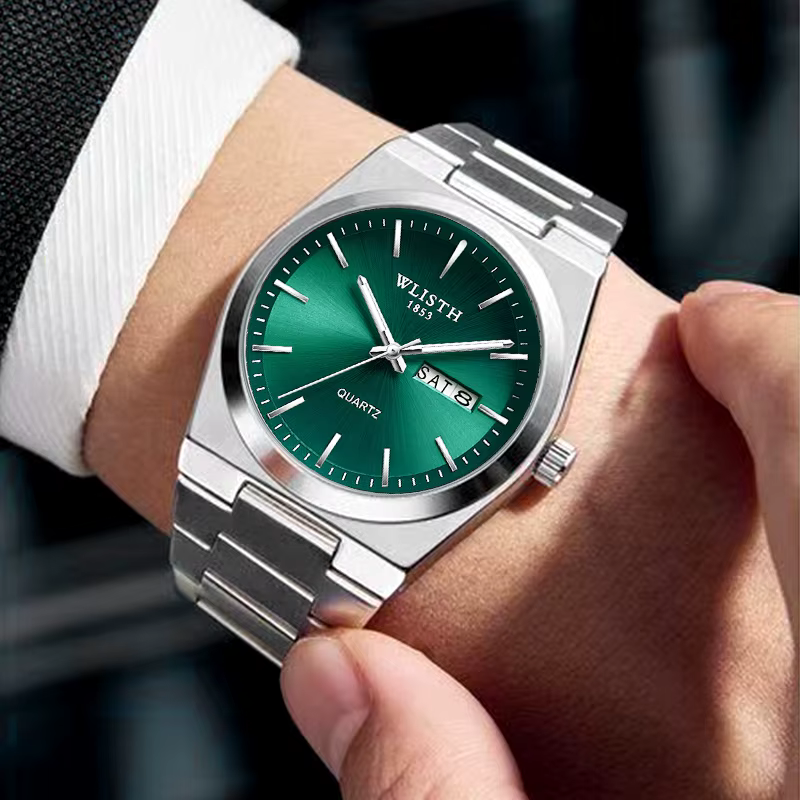 Montre Quartz en Acier Inoxydable